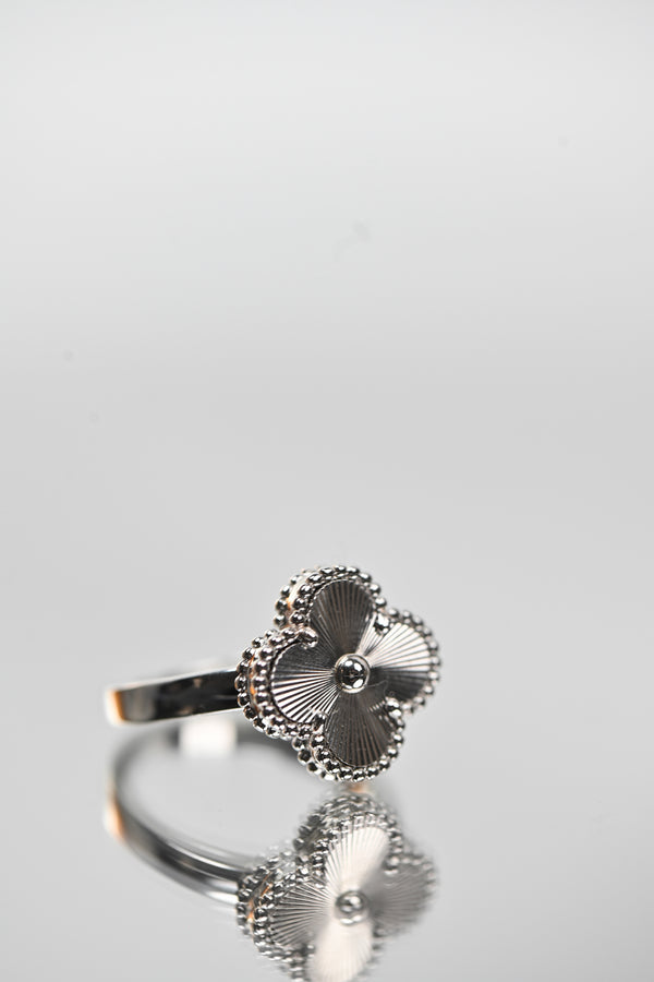 Anillo flor imperial silver