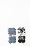 Aretes violet silver new collection