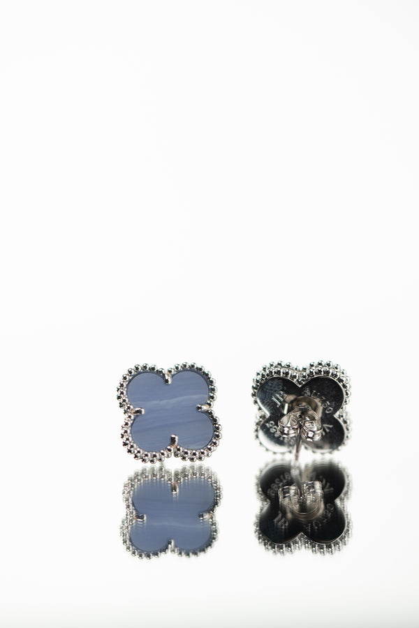 Aretes violet silver new collection