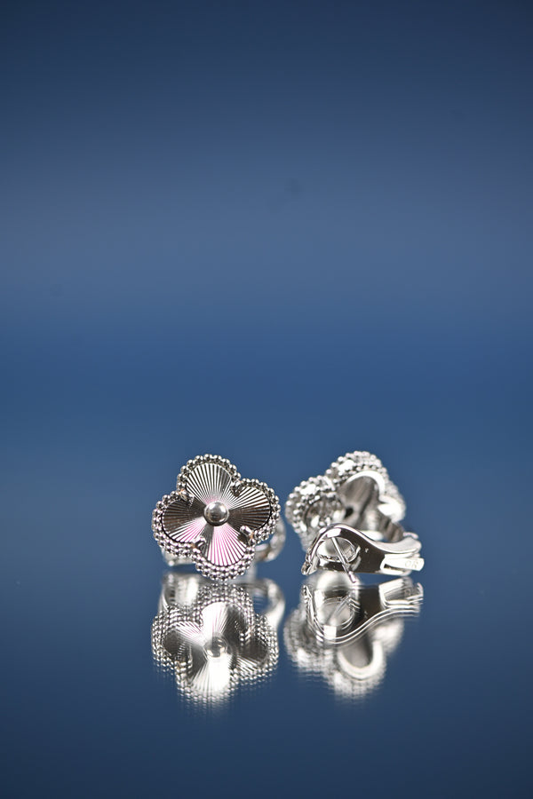 Aretes flor imperial silver new collection