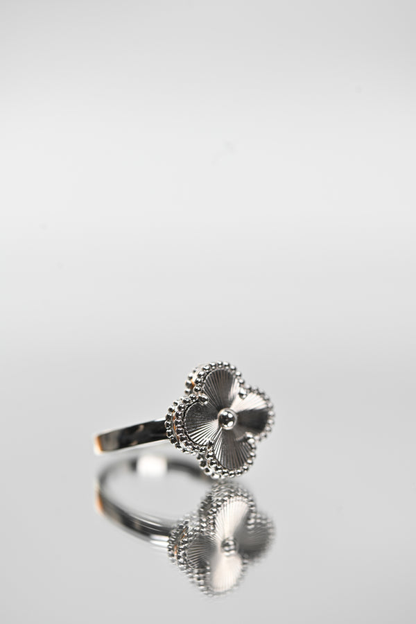 Anillo flor imperial silver