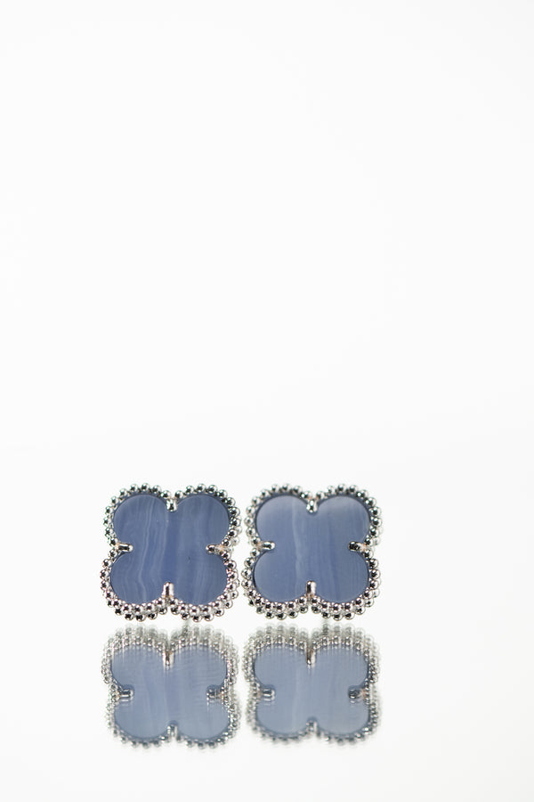 Aretes violet silver new collection