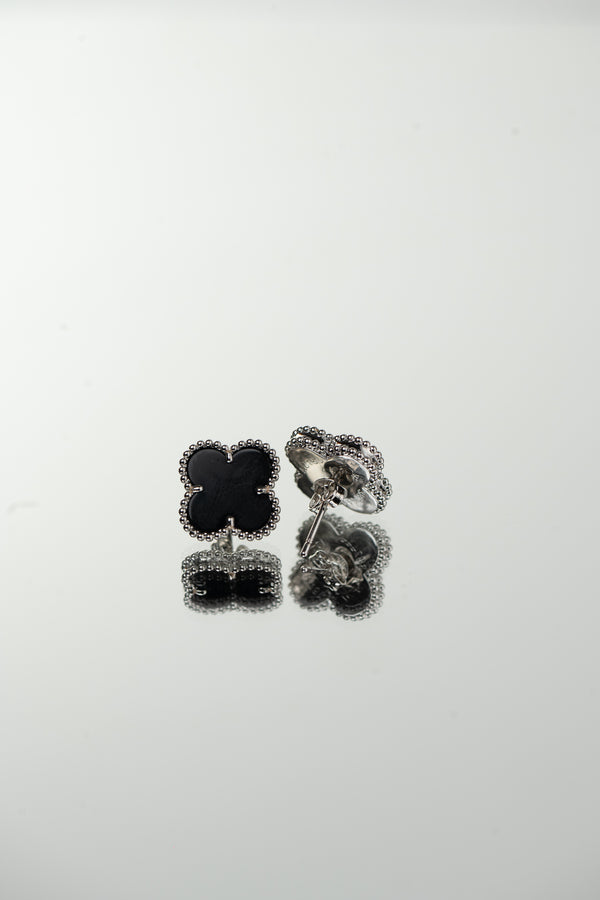 Aretes negros silver new collection