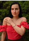 Set Mónaco ( choker + brazalete)